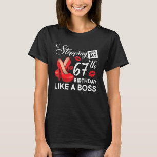 Camiseta 67 Anos Passando Para O Meu 67º Aniversário Como U
