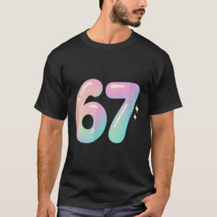 Camiseta 67 Aura Energia Alpha Gíria Meme da Internet