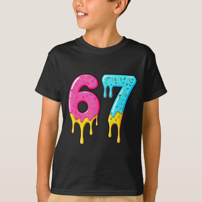 Camiseta 67 Baseball 101 Apparel Youth Drip Meme  (Frente)