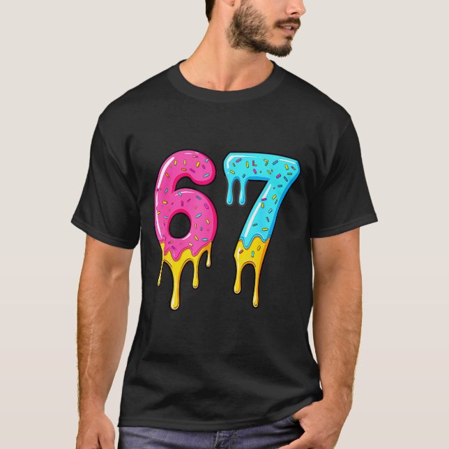 Camiseta 67 Baseball 101 Apparel Youth Drip Meme  (Frente)