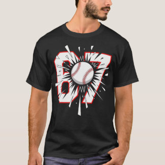 Camiseta 67 Beisebol Seis Sete 6 7 Meme