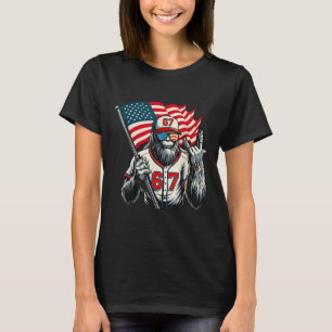 Camiseta 67 Bigfoot Meme Divertido Six Seven Gíria Gen Alph