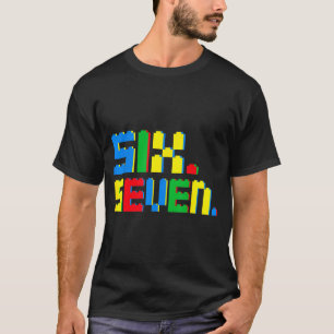 Camiseta 67 Blocos De Construção Para Crianças Meninos Seis
