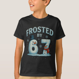 Camiseta 67 Boneco de Neve de Natal 6 7 Meme da Internet Na