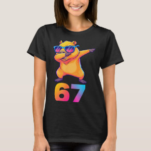 Camiseta 67 Capivara Seis Sete Meme Animal Legal Capivara D