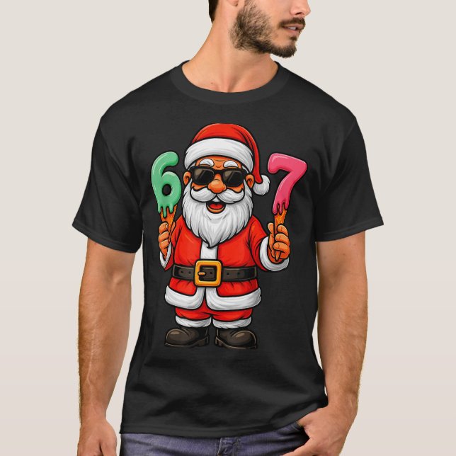 Camiseta 67 Christmas Funny Six Seven Ice Cream Meme 67 Chr (Frente)