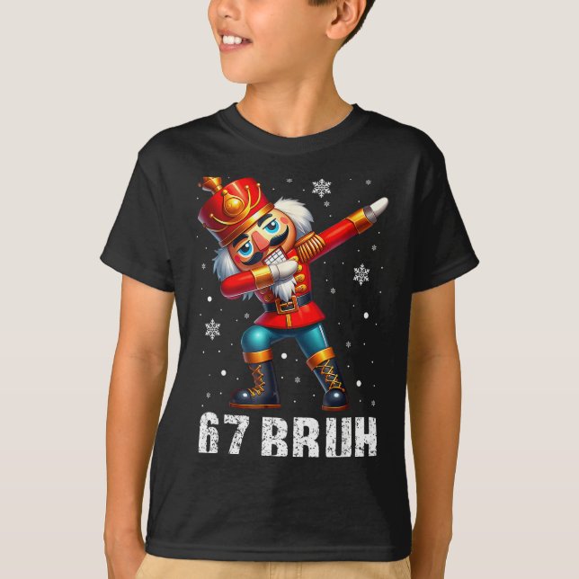 Camiseta 67 Christmas Nutcracker Six Seven Bruh 6 7 Funny C (Frente)