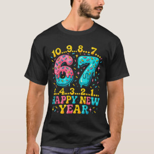 Camiseta 67 Contagem Regressiva Meme Feliz Ano Novo Número