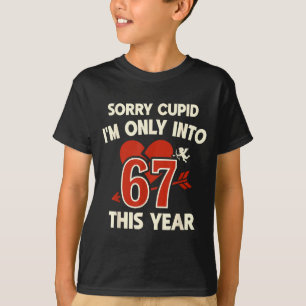 Camiseta 67 Cupido Meme do Dia dos Namorados, Gráfico Anti-