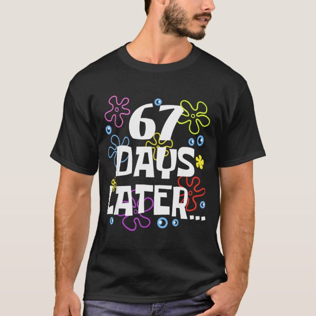 Camiseta 67 Days Later 67th Day Of School Teachers Kids Boy (Frente)