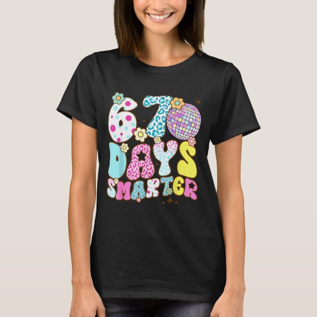 Camiseta 67 Days Smarter 67 Days School Teacher Students Me (Frente)