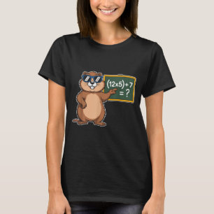 Camiseta 67 Dia da Marmota 6-7 Meme Professor de Matemática