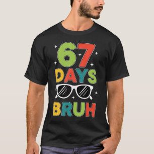 Camiseta 67 Dias Bruh 67 Meme Humor 6 7 Óculos de Sol 100 D