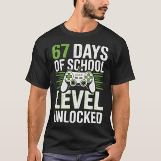 Camiseta 67 Dias de Nível Escolar Desbloqueado retro