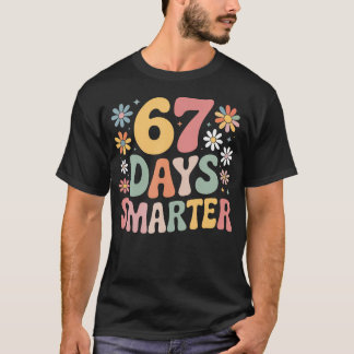 Camiseta 67 Dias Mais Inteligente 67 Meninos Meninas Seis S