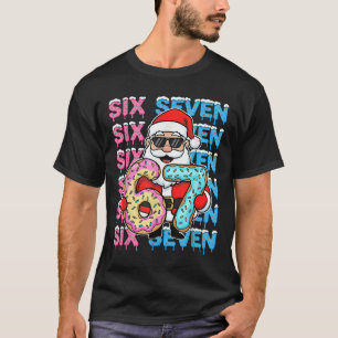 Camiseta 67 Donut Natal Divertido Seis Sete Meme Papai Noel