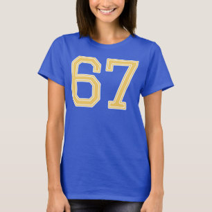 Camiseta 67 Estilo Varsity Retro – Design Clássico Vintage