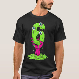 Camiseta 67 Fantasia de Halloween Número 6 Seis Meme Engraç