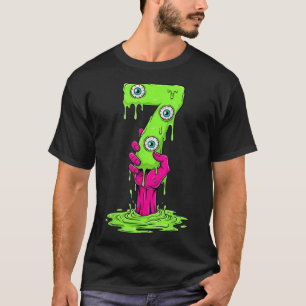 Camiseta 67 Fantasia de Halloween Número 7 Sete Meme Engraç