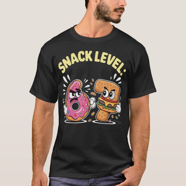 Camiseta 67 Funny Donut  Burger Six Seven Meme Food Lover H (Frente)