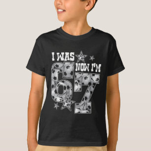 Camiseta 67 Futebol Seis Sete Meme 7 Anos de Idade de Anive
