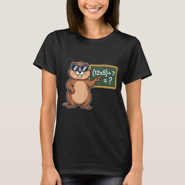 Camiseta 67 Groundhog Day 6-7 Meme Math Teacher Six Seven K (Frente)