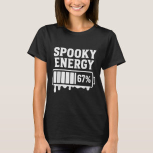 Camiseta 67 Halloween Soky Energia Brainrot Meme Seis Sete