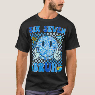 Camiseta 67 Hanukkah Engraçado Menorah Dreidel Judaico Chan