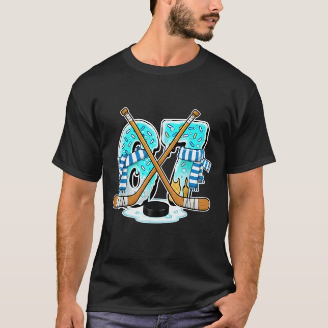 Camiseta 67 Ice Cream Drip Hockey Gen Alpha Slang Six Seven (Frente)