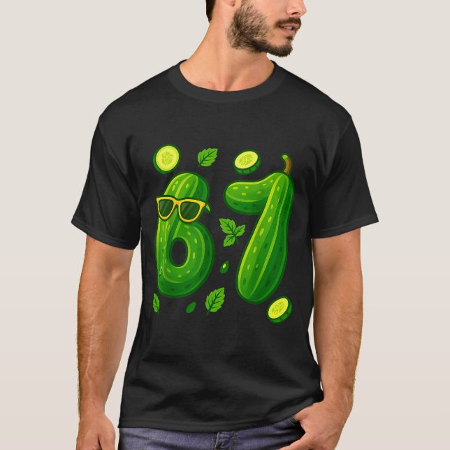 Camiseta 67 Meme Ckle Funny Six Seven Cuber 6 7 Gen Alpha S (Frente)