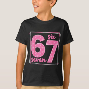Camiseta 67 Meme de aniversário engraçado número 67