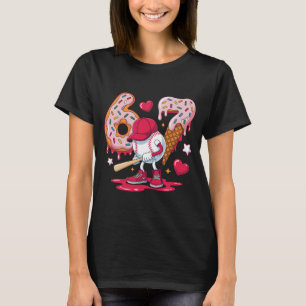 Camiseta 67 Meme de Beisebol Arte Doce de Gotejamento Donut