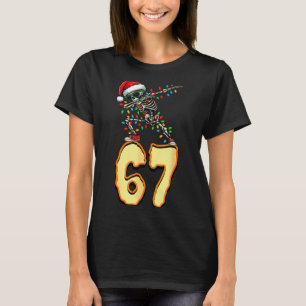 Camiseta 67 Meme de Halloween 6 7 Números Seis Sete Criança