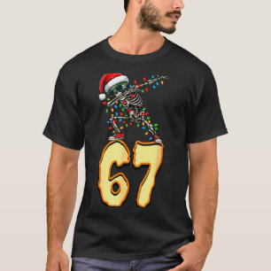 Camiseta 67 Meme de Halloween 6 7 Números Seis Sete Diverti