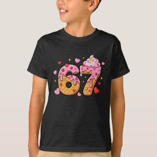Camiseta 67 Meme de Sorvete Pingando Seis Sete 6 7 Dia dos