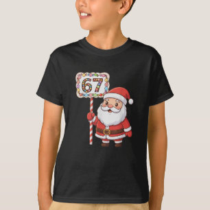 Camiseta 67 Meme Divertido Seis Sete Doce de Natal
