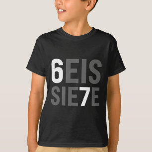 Camiseta 67 meme em espanhol Seis Sete Seis Sete Espanhol e