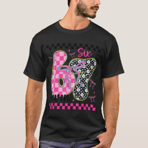 Camiseta 67 Meme engraçado cheio de corações Seis Sete Vale