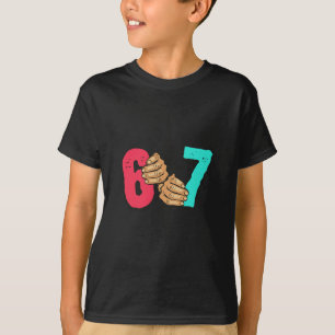 Camiseta 67 Meme Engraçado Seis Sete Geração Alfa Gíria Nat