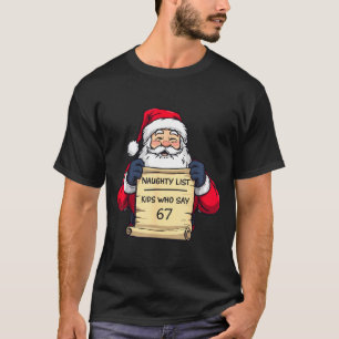 Camiseta 67 Meme Engraçado Seis Sete Natal Para Homens Mulh