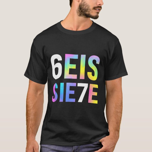 Camiseta 67 Meme Espanhol Seis Sete Seis Sete Espanhol Engr (Frente)