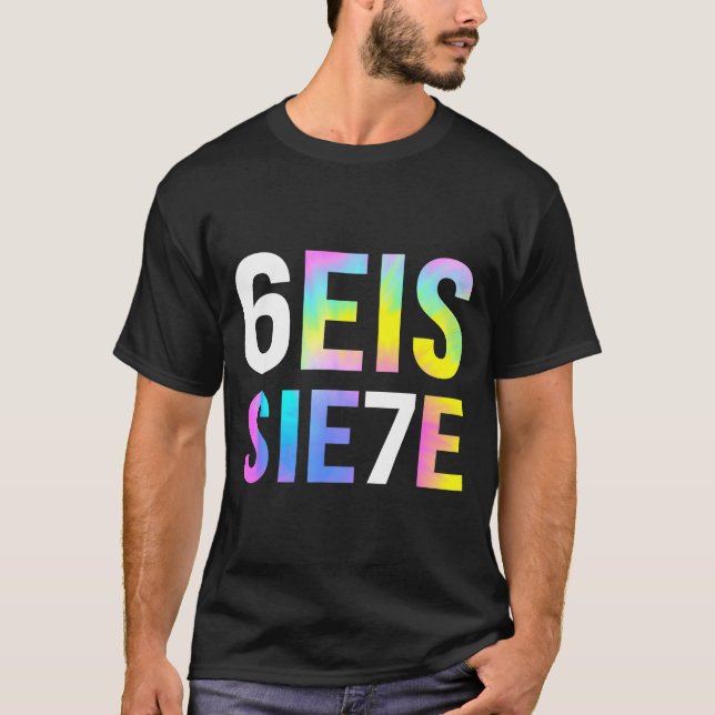 Camiseta 67 Meme Espanhol Seis Sete Seis Sete Espanhol Engr (Frente)