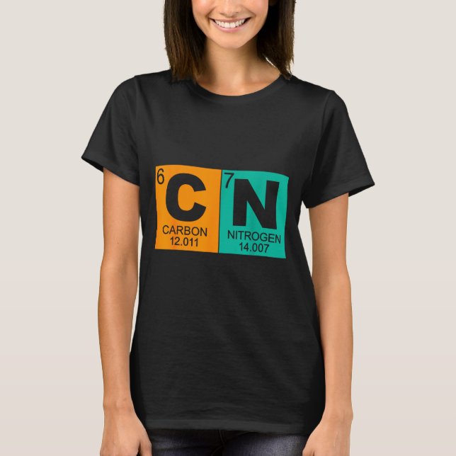 Camiseta 67 Meme Funny Science Teacher Periodic Table Retro (Frente)