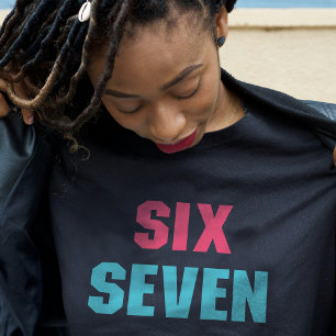 Camiseta 67 Meme Funny Seis Sete General Alpha