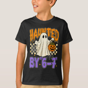 Camiseta 67 Meme Halloween Assombrado - Fantasma e Abóbora