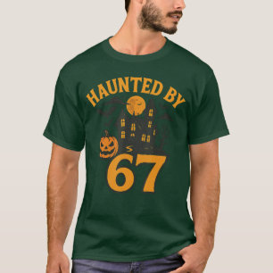 Camiseta 67 Meme Halloween Assombrado Sinistro Seis Sete Ge