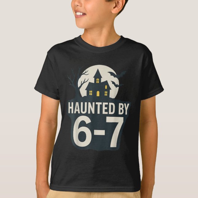 Camiseta 67 Meme Halloween House Spooky - Six Seven Gen Alp (Frente)