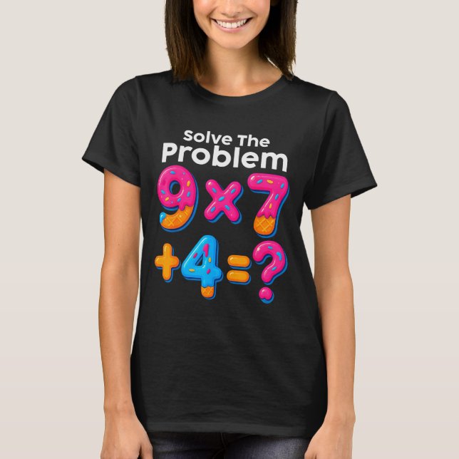 Camiseta 67 Meme Professor de Matemática Sorvete Drip 6 7 B (Frente)