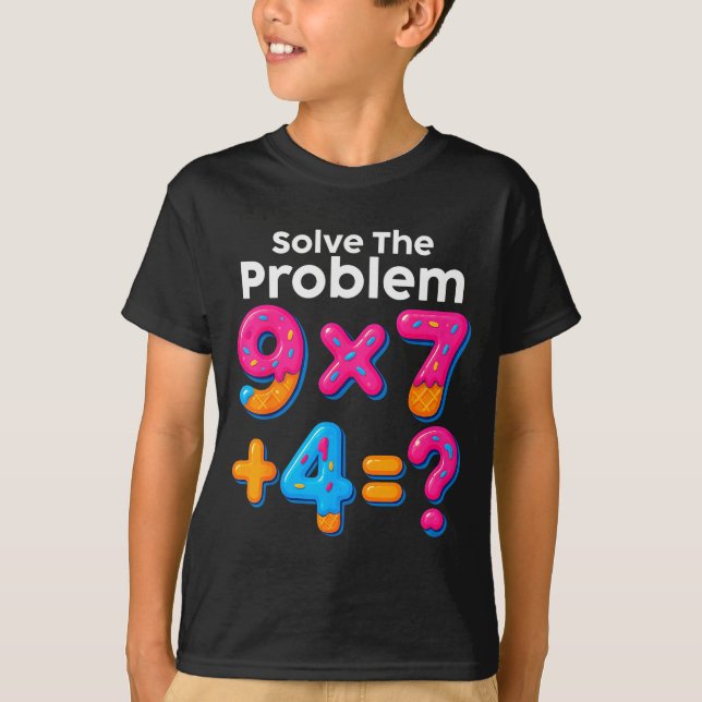 Camiseta 67 Meme Professor de Matemática Sorvete Drip 6 7 B (Frente)