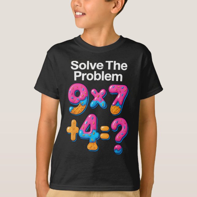 Camiseta 67 Meme Professor de Matemática Sorvete Drip 6 7 B (Frente)